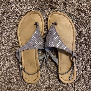 Nation LTD Gray Studded Sandals